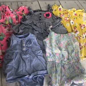 3 month  Carter’s romper lot